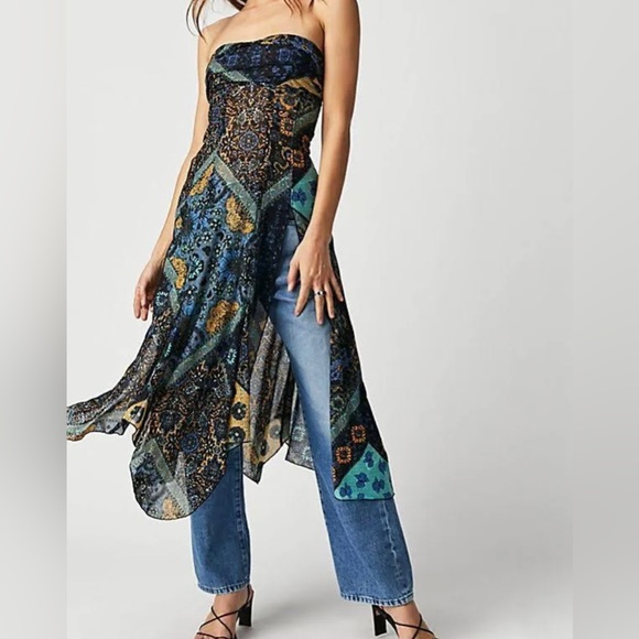 Free People Dresses & Skirts - FREE PEOPLE HEARBEATS TUBE MIDI MINT XS